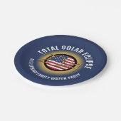 Assiettes En Carton Personnalisé 2024 TOTAL SOLAR ECLIPSE USA (Angle)