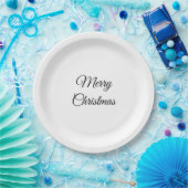 Assiettes En Carton personnalisé ajouter votre photo noël personnalisé (Fête)