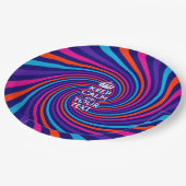 Assiettes En Carton Personnalisé Gardez Le Calme Et Votre Texte Multic (Angle)