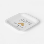 Assiettes En Carton Personnalisé Happy Jamais Après Mariage (Angulaire)