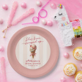 Assiettes En Carton Personnalisée Elle a été récupérée Fête des mariée (Fête)