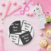 Assiettes En Carton Personnaliser 4 Photos Plaque Papier (Fête)