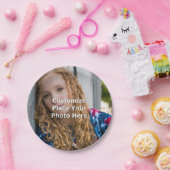 Assiettes En Carton Personnaliser avec votre photo (Fête)