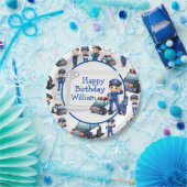 Assiettes En Carton Personnaliser des policiers pour enfants (Fête)