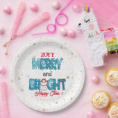 Assiettes En Carton Personnaliser Joyeuse Et Lumineuse (Fête)