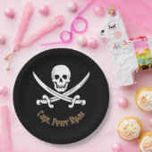 Assiettes En Carton Personnaliser le signe pirate Cool (Fête)