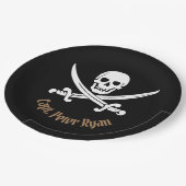 Assiettes En Carton Personnaliser le signe pirate Cool (Angle)