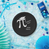 Assiettes En Carton Personnaliser Math Pi Graduation Papier Plaque (Fête)