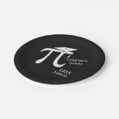 Assiettes En Carton Personnaliser Math Pi Graduation Papier Plaque (Angle)