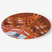 Assiettes En Carton Perspective ascendante de la pagode, Miyajima (Angle)