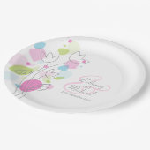 Assiettes En Carton Pétales de fleurs de confetti mariage plaque de pa (Angle)