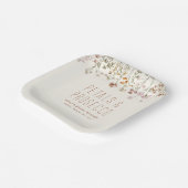 Assiettes En Carton Pétales et Prosecco Réception de Mariage Champêtre (Angulaire)