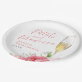 Assiettes En Carton Pétales et Prosecco | Réception de mariage dans un (Angle)