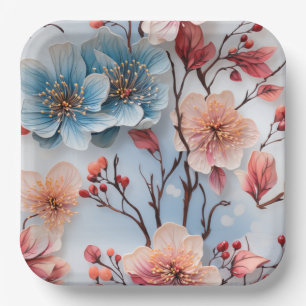 Assiettes en carton Petals' Pleasure