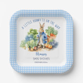 Assiettes En Carton Peter lapin bébé baby shower imprimé (Recto)