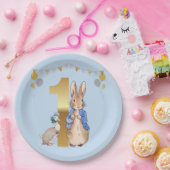 Assiettes En Carton Peter le lapin avec Jemima Premier anniversaire (Fête)