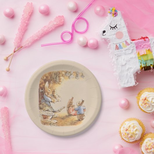 Assiettes En Carton Peter Rabbit 10 Plaques en papier (Fête)
