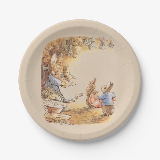 Assiettes En Carton Peter Rabbit 10 Plaques en papier (Devant)