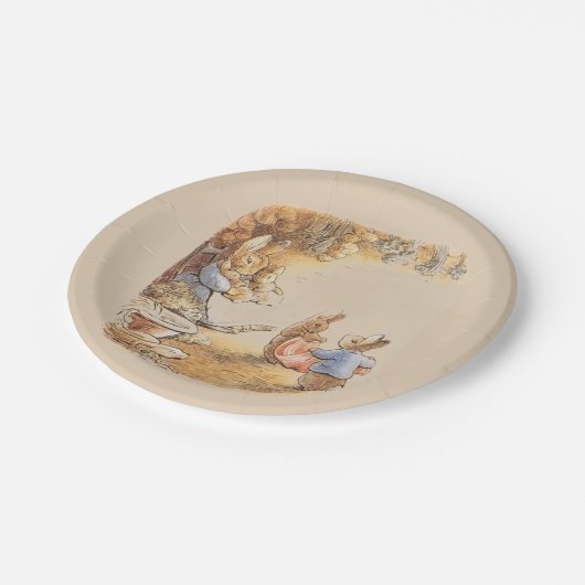 Assiettes En Carton Peter Rabbit 10 Plaques en papier (Angle)