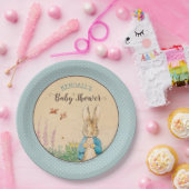 Assiettes En Carton Peter Rabbit | Baby shower garçon (Fête)