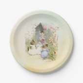 Assiettes En Carton Peter Rabbit (chats) (Devant)