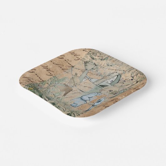 Assiettes En Carton Peter Rabbit (jardin) Plaques en papier (Angulaire)