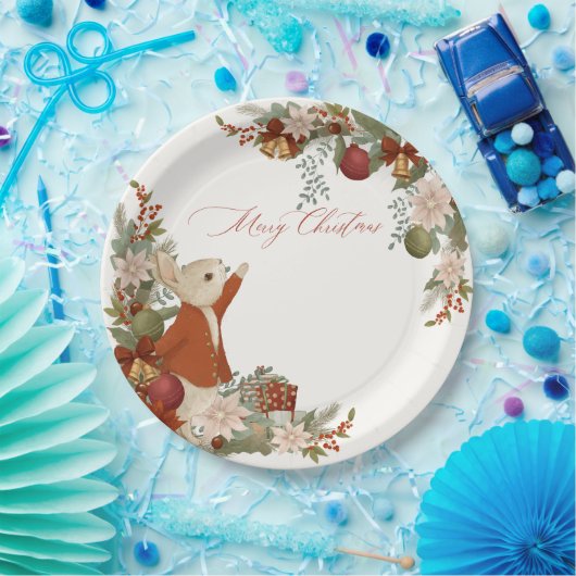 Assiettes En Carton Peter Rabbit Noël (Fête)