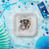 Assiettes En Carton Peter Rabbit (parapluie) (Fête)