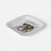 Assiettes En Carton Peter Rabbit (parapluie) (Angulaire)