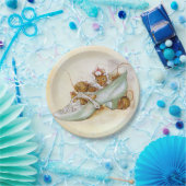 Assiettes En Carton Peter Rabbit (souris 1) (Fête)