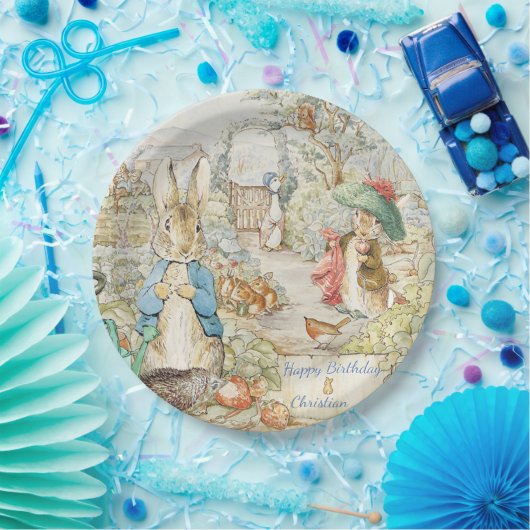 Assiettes En Carton Peter the Rabbit Garden Histoire Anniversaire (Fête)