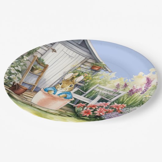 Assiettes En Carton Peter the Rabbit Garden Shed (Angle)