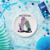 Assiettes En Carton Petit ami basket et petite amie (Fête)