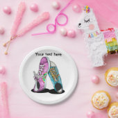 Assiettes En Carton Petit ami basket et petite amie (Fête)