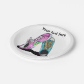 Assiettes En Carton Petit ami basket et petite amie (Angle)