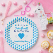 Assiettes En Carton Petit Baby shower de coeur (Fête)