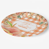 Assiettes En Carton Petit Baby shower doux (Angle)