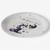 Assiettes En Carton Petit Baby shower Unicorn (Angle)