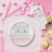 Assiettes En Carton Petit chaton (Fête)