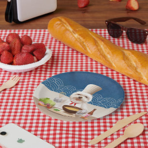 Assiettes En Carton Petit Chien Chef