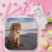 Assiettes En Carton Petit chien mignon (Fête)