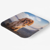 Assiettes En Carton Petit chien mignon (Angulaire)