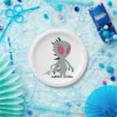 Assiettes En Carton Petit Chupacabra mignon (Fête)