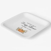 Assiettes En Carton Petit Citrouille Automne Baby shower neutre selon  (Angulaire)