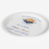 Assiettes En Carton Petit Citrouille Thanksgiving Baby shower Pap (Angle)