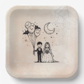 Assiettes En Carton Petit couple éffrayant (Recto)
