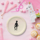 Assiettes En Carton Petit Danseur Cutest Mellow jaune (Fête)