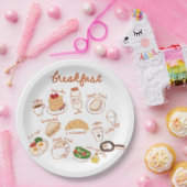 Assiettes En Carton Petit déjeuner (Fête)