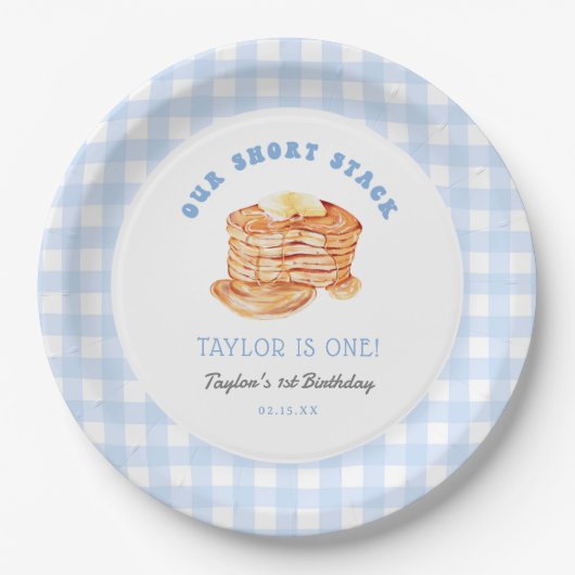 Assiettes En Carton Petit-déjeuner à la crêpe petit-déjeuner fête d'an (Devant)