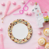 Assiettes En Carton Petit déjeuner Motif 3 (Fête)